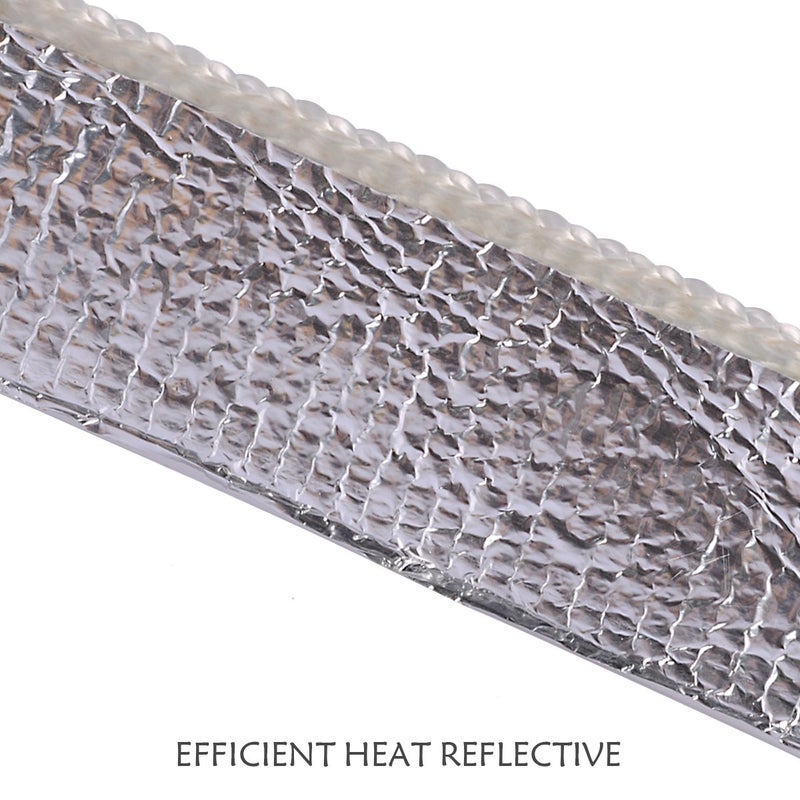 AutoEC Heat Shield tape, Self-Adhesive Heat Reflective Tape Roll, Adhesive Backed Heat Barrier for Car, Truck, Motorcycle (1.5"X 15') - Image 5